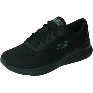 Skechers, Schoenen, Dames, Zwart, 37 EU, Zwarte Sportieve Mesh Sneakers