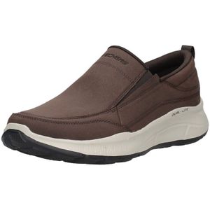 Skechers Equalizer 5.0 - Harvey Heren Instappers - Donkerbruin - Maat 43