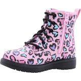 Veterboots - Pink - Synthetisch - Met Ritssluiting