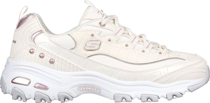 Skechers D'LITES LADIES NIGHT dames sneakers Wit