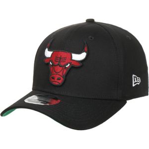 New Era 9FIFTY Chicago Bulls NBA Stretch Snap Cap 60240588, Mannen, Zwart, Pet, maat: M/L