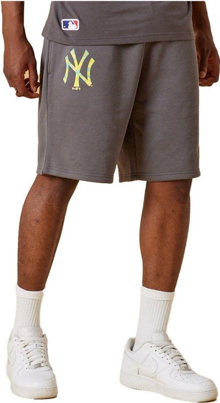 New Era Mlb Seasonal Infill Team New York Yankees Korte Sportbroek Grijs Man