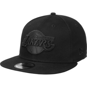 New Era Los Angeles Lakers NBA Black on Black 9Fifty Snapback Cap - M - L