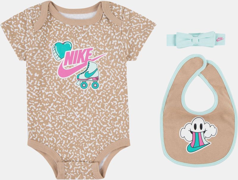 Nike - Babysuit - 3-pcs Giftpack - Multicolor - Katoen