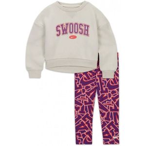 Nike - Meisjes Club Legging Set - Sweatshirt en Legging - 60% Katoen 40% Polyester