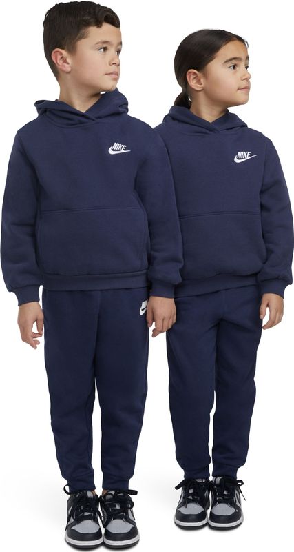 Nike - Club Fleece Hoodie - Kinderen - Zwart - 60% Katoen 40% Polyester