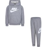 Nike - Club Fleece - Trainingspak - Grijs - 60% Katoen, 40% Polyester