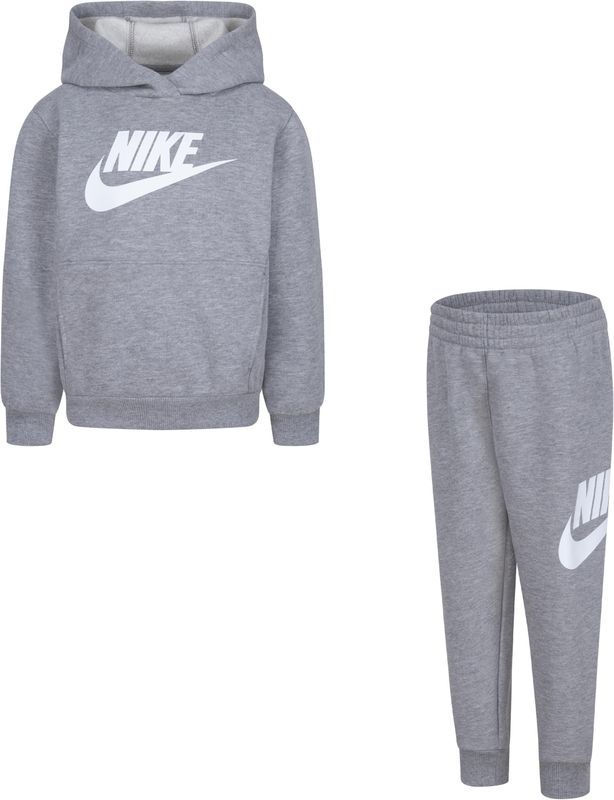 Nike - Club Fleece - Trainingspak - Grijs - 60% Katoen, 40% Polyester