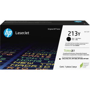 HP, Toner, 213Y Extra hoog rendement zwarte originele LaserJet tonercartridge, 18000 pagina's, zwart, 1 st. (BK)