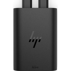HP 65W GaN USB-C Laptop Charger netvoeding & inverter Binnen Zwart