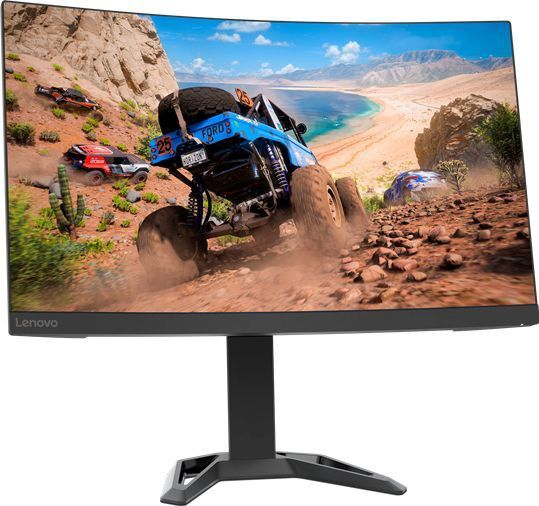 Lenovo - G27qc-30 - Computer Monitor - Zwart - 27 Inch - 2560 x 1440 Pixels