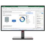 Lenovo ThinkVision P27h-30 LED display 68,6 cm (27") 2560 x 1440 Pixels Quad HD LCD Zwart