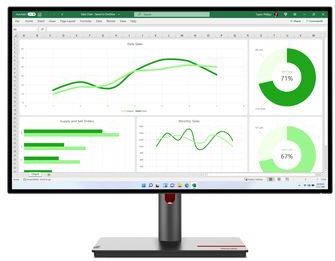 Lenovo ThinkVision P27q-30 LED display 68,6 cm (27") 2560 x 1440 Pixels Quad HD Zwart