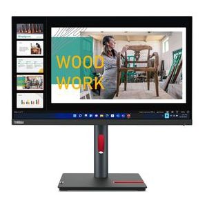 Lenovo ThinkVision P24q-30 LED display 60,5 cm (23.8") 2560 x 1440 Pixels Quad HD Zwart