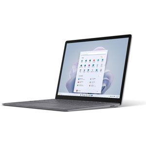 Microsoft Surface Laptop 5 34,3 cm (13.5") Touchscreen Intel&#174; Core&#8482; i5 i5-1245U 8 GB LPDDR5x-SDRAM 512 GB SSD Wi-Fi 6 (802.11ax) Windows 11 Pro Platina