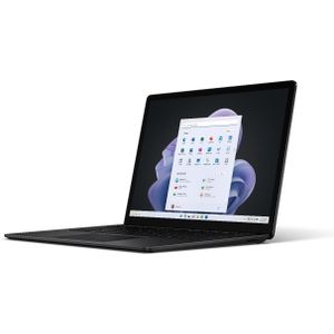Microsoft Surface Laptop 5 i5-1245U Notebook 34,3 cm (13.5"") Touchscreen Intel® Core™ i5 16 GB LPDDR5x-SDRAM 512 GB SSD Wi-Fi 6 (802.11ax) Windows 11 Pro Zwart