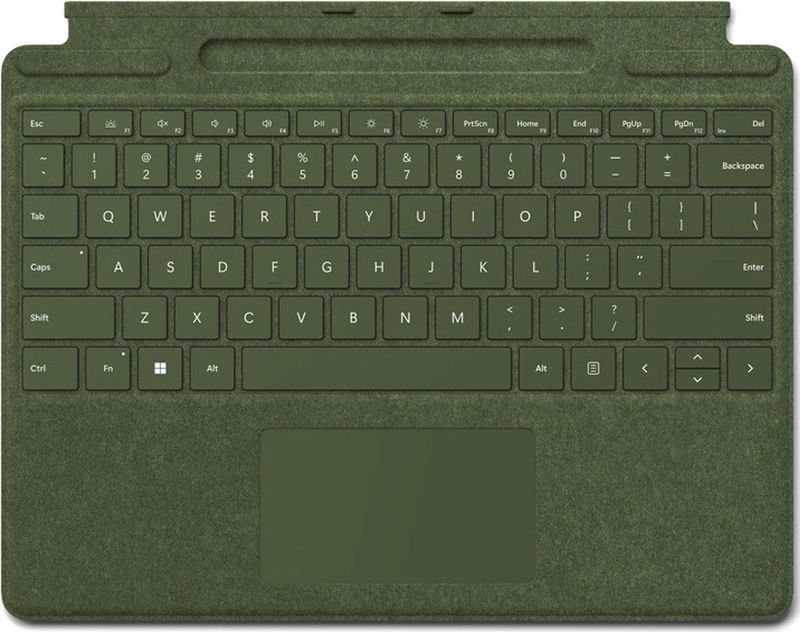 Microsoft Surface 8XA 00125 toetsenbord voor mobiel apparaat Groen Microsoft Cover port QWERTZ Duits
