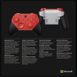 Xbox Elite Series 2 Draadloze Controller - Core Rood - Xbox Series X/S, Xbox One & PC