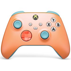 Microsoft Xbox draadloze controller - Sunkissed Vibes OPI (speciale editie) (PC, Xbox serie X, Xbox serie S, Xbox One X, Xbox One S), Controller, Oranje, Turkoois