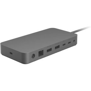 Microsoft Surface Thunderbolt 4 Dock (Thunderbolt), Docking station + USB-hub, Zwart