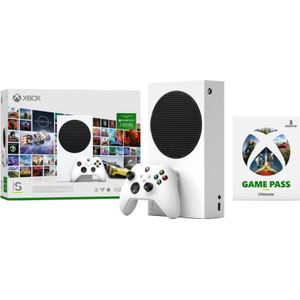 Microsoft Xbox Series S Console - Robot White 512 GB SSD + Xbox Game Pass Ultimate 3 maanden (Xbox Series X)
