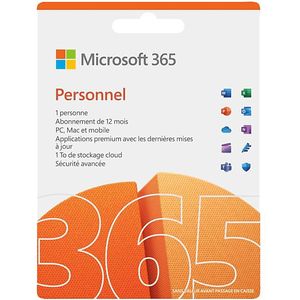 Microsoft - 365 Personal - Abonnement - 1 Jaar - Inclusief 1TB Opslag