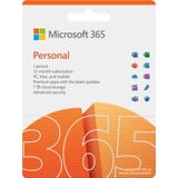 Microsoft 365 Personal - Abonnement - 1 Jaar - Software - 1TB Opslag