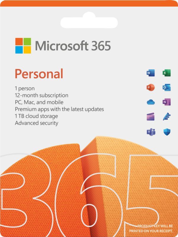 Microsoft 365 Personal - Abonnement - 1 Jaar - Software - 1TB Opslag