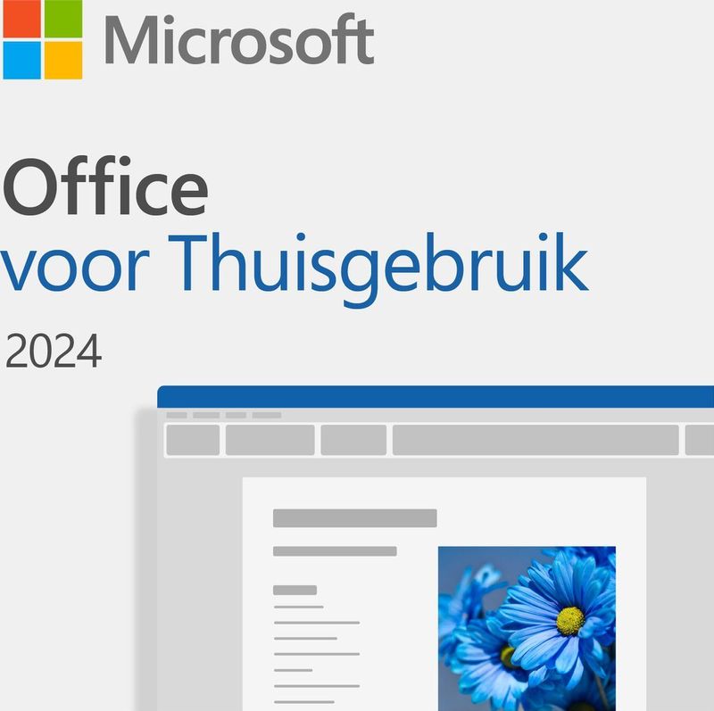 Office voor Thuisgebruik 2024 - 1 Apparaat - Nederlands - PC/MAC