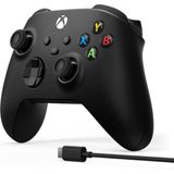 Microsoft - Xbox Wireless Controller - Zwart - Voor Xbox Series S, Xbox One S, Xbox Series X, PC, Android en iOS