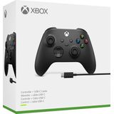 Microsoft - Xbox Wireless Controller - Zwart - Voor Xbox Series S, Xbox One S, Xbox Series X, PC, Android en iOS