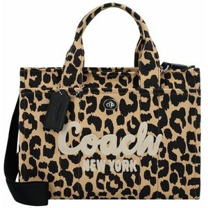 Coach Cargo handtas van canvas met panterprint