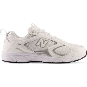 New Balancevoor mannen. ML408V1 Trainers 408 wit (37), Plat, Veters, Casual, Sportief, Meerdere sporten