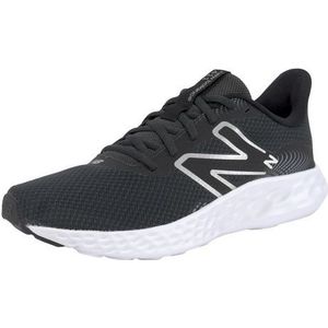 New Balance Dames 411v3 Sneaker, 6.5 UK, Blacktop Met Zilver Metallic, 40 EU