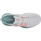 K-SWISS Ultrashot Team - Tennisschoenen - Wit/Nijlblauw/Woestijnbloem - Synthetisch - Lichtgewicht TPU