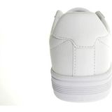 K-SWISS - Court TIEBREAK - Sneakers - Wit/Grijs - Leren Bovenwerk