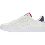 K-Swiss Lozan Klub leren sneakers wit/rood/donkerblauw