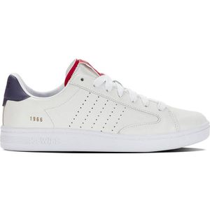 K-Swiss Lozan Klub leren sneakers wit/rood/donkerblauw