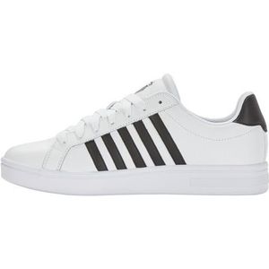 K-Swiss Court Tiebreak Sneakers voor heren, wit/zwart/wit., 42 EU