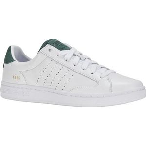 K-Swiss Lozan Klub LTH Sneakers, voor heren, wit/wit/posyGreenSD, 44 EU, Wit Wit Wit Posygreensd, 44 EU