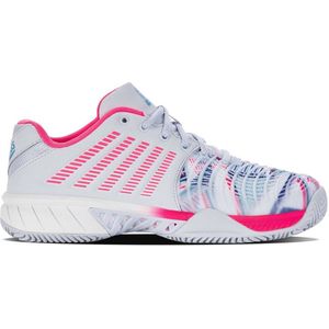 K-Swiss - Express Light 3 HB Padel - Schoen - Arctic Ice White Neon Pink - Synthetisch