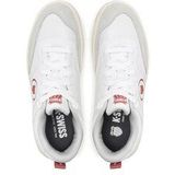 K-Swiss K-Varsity - Tennisschoenen - Wit - Suède Mesh - Rubberen Buitenzoal