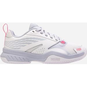 Padelschoen K-Swiss Women Speedex Padel White Arctic Ice Neon Pink-Schoenmaat 38