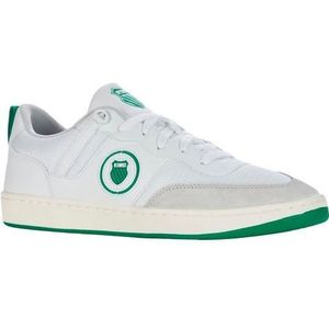 K-Swiss Heren K-Varsity Sneaker, White/Pepper Green, White Pepper Green, 44 EU