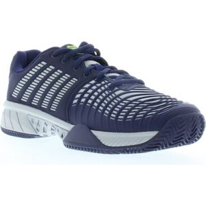 K-Swiss - Express Light 3 HB - Tennisschoen - Peacoat Gray Violet Lime Green - Kunstleer