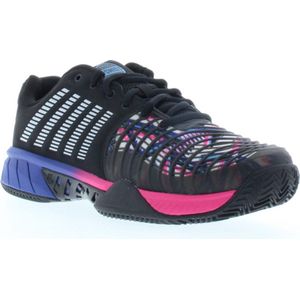 K-Swiss - Express Light 3 Padel - Schoenen - Black True Blue Neon Pink - Synthetisch