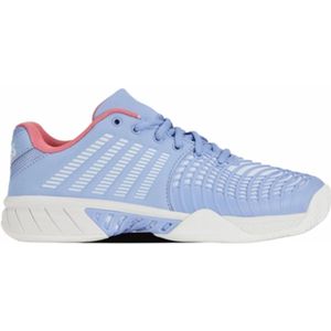K-Swiss Dames Express Light 3 tennisschoen, Open Air/Bright White/Strawberry Ice, 37 EU, Open Air Bright White Strawberry Ice, 37 EU