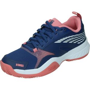 K-Swiss Speedex Clay - Tennisschoenen - Donkerblauw - Leer - Synthetisch - Textiel