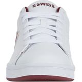 K-swiss - Lifestyle Court Shield - Sneakers - Wit / Bordeauxrood - Leer
