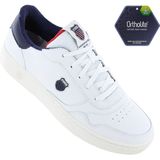 K-SWISS Slammshield II - Sneakers - navy/bloedrood/wit - Leer